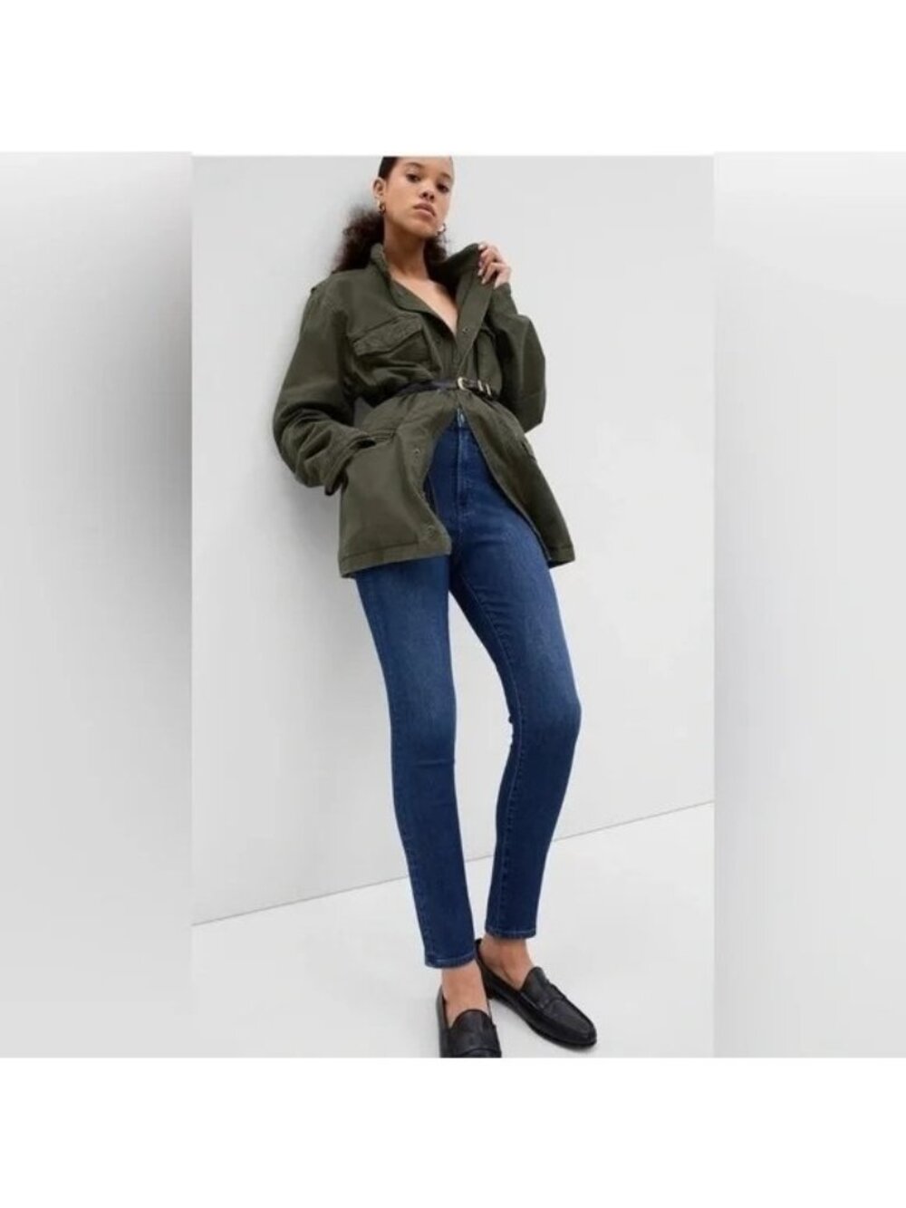 Gap 1969 High Rise Skinny Dark Wash Jeans Size 6